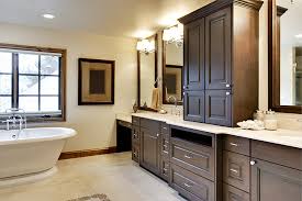 Modern bathroom vanity cabinet carpentry